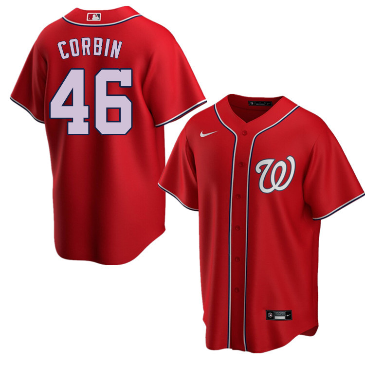 Nike Men #46 Patrick Corbin Washington Nationals Baseball Jerseys Sale-Red